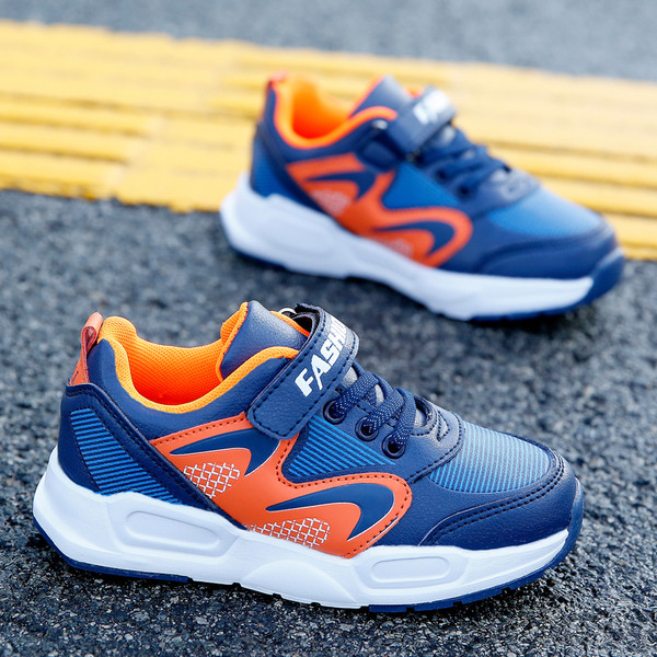 Pantofi sport pentru copii cu autocolante in trei culori