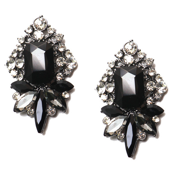 Cercei moderni de dama cu pietre colorate