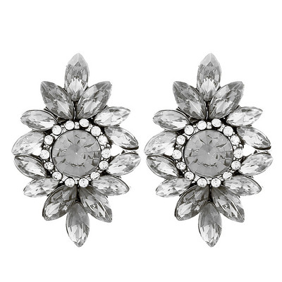 Cercei de dama cu pietre decorative in sase culori