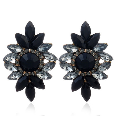 Cercei de dama cu pietre decorative in sase culori