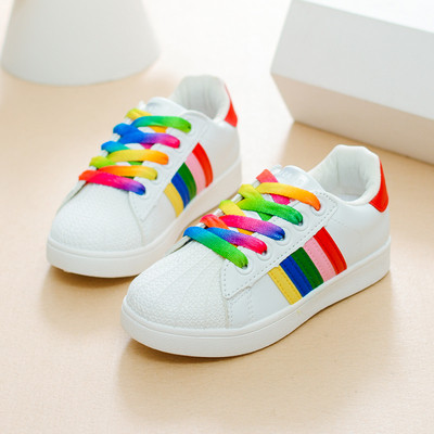 Tenisi moderni pentru copii pentru fete cu cravate colorate