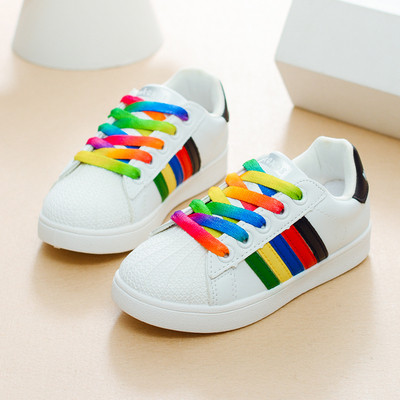 Tenisi moderni pentru copii pentru fete cu cravate colorate