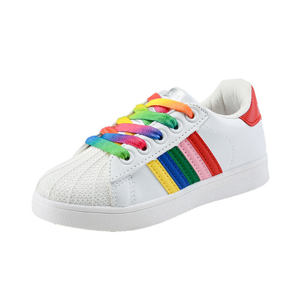 Tenisi moderni pentru copii pentru fete cu cravate colorate