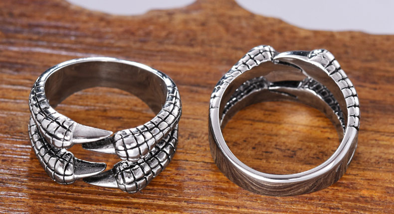 Férfi alkalmi gyűrű ezüst színben