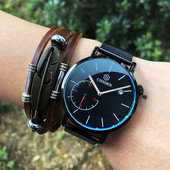 Elegáns férfi vízálló karóra több színben