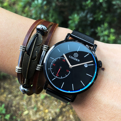 Elegáns férfi vízálló karóra több színben