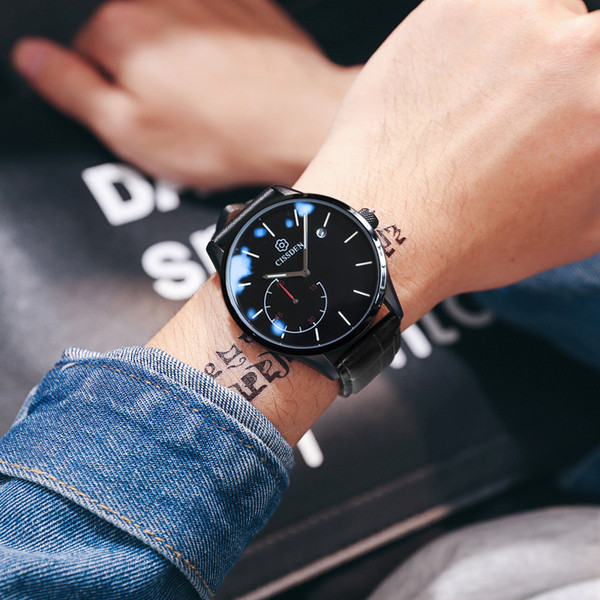 Elegáns férfi vízálló karóra több színben