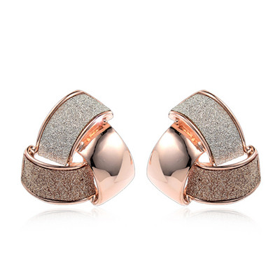 Alkalmi női fülbevaló brokáttal, három színben