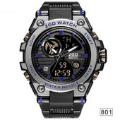 Férfi vízálló karóra négy színben