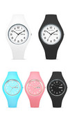 Férfi vízálló szilikon karóra több színben