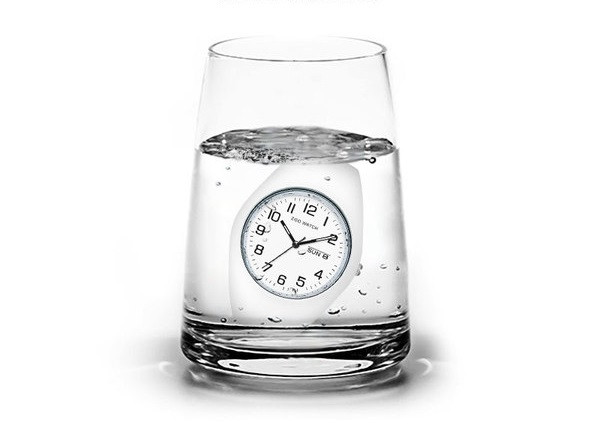 Férfi vízálló szilikon karóra több színben