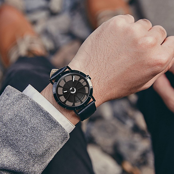 Stílusos férfi vízálló karóra négy színben