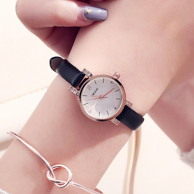 Ceas de dama in mai multe culori cu pietre decorative