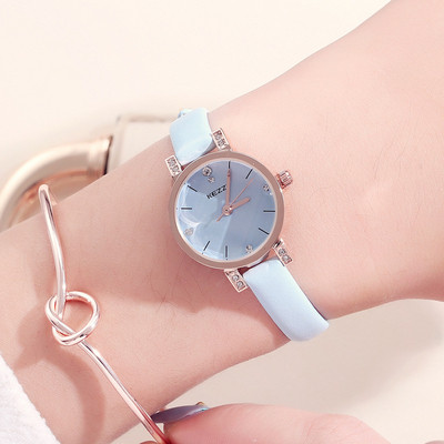 Ceas de dama in mai multe culori cu pietre decorative