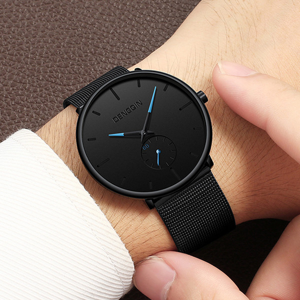 Ceas de bărbați elegant ultra subțire în două culori