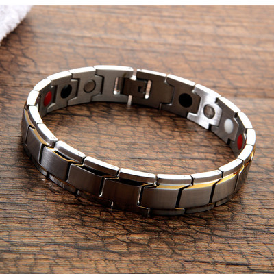 Acél férfi karkötő két színben