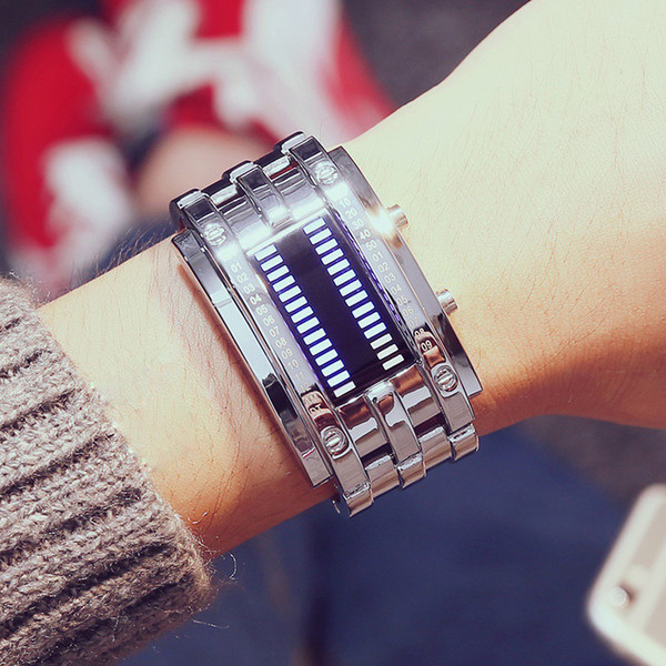 Мъжки електронен водоустойчив часовник-два модела