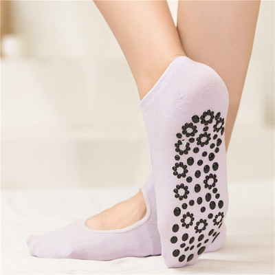 Șosete de yoga din bumbac în mai multe culori