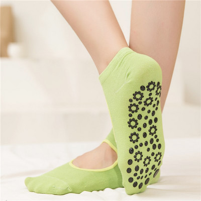 Șosete de yoga din bumbac în mai multe culori