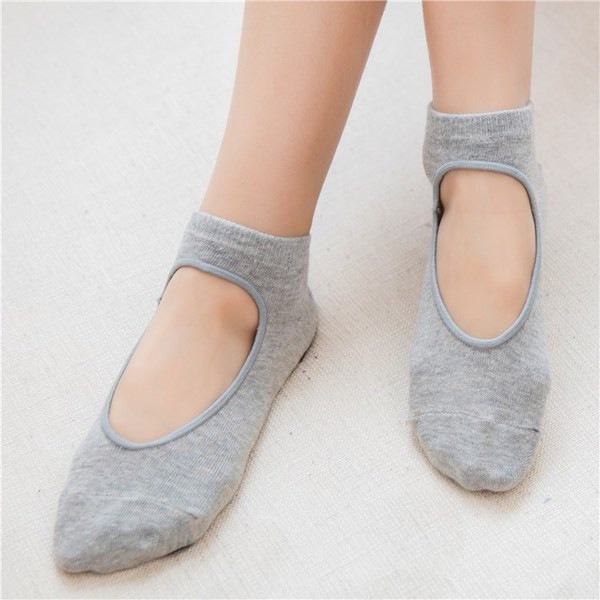 Șosete de yoga din bumbac în mai multe culori