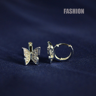 Cercei casual dama in doua culori