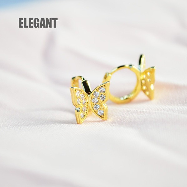 Cercei casual dama in doua culori