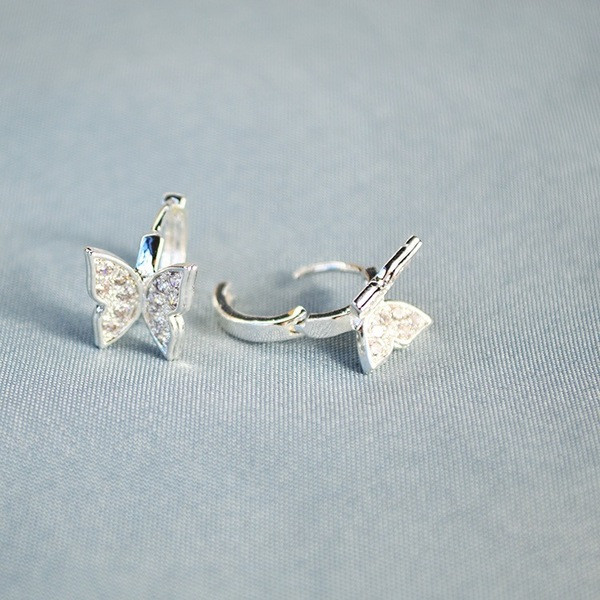 Cercei casual dama in doua culori