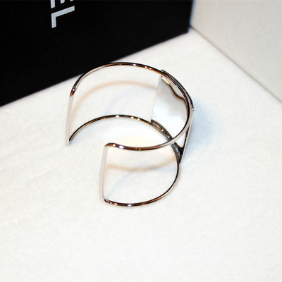 Bratara de dama din metal de culoare auriu si argintiu