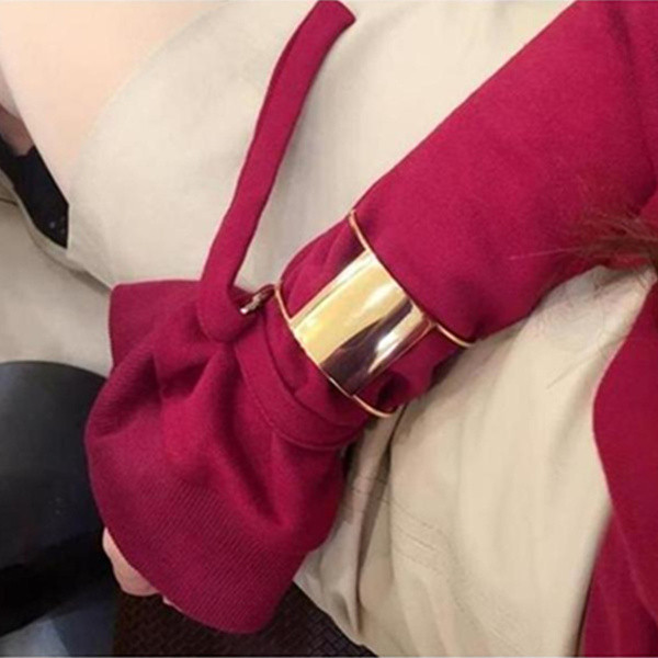 Bratara de dama din metal de culoare auriu si argintiu