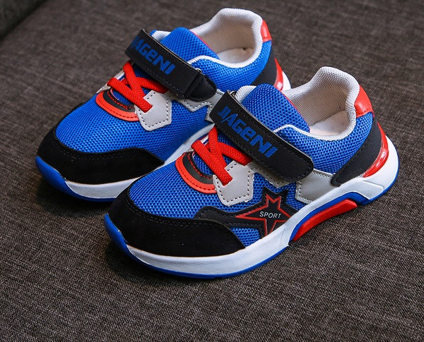 Színes gyerek tornacipő fiúknak és lányoknak színes nyakkendőkkel