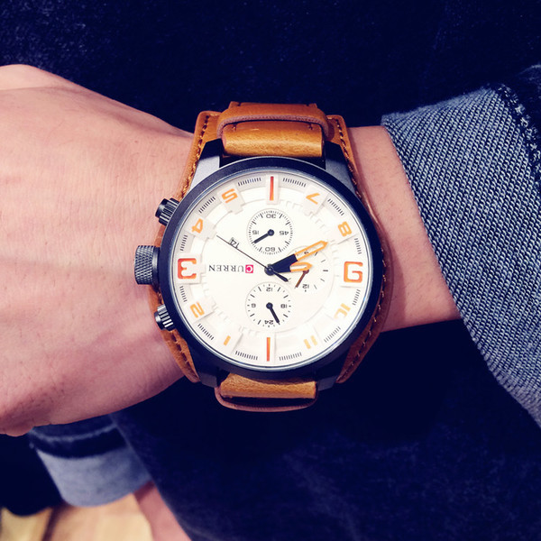 Ceas de bărbați rezistent la apă în trei culori