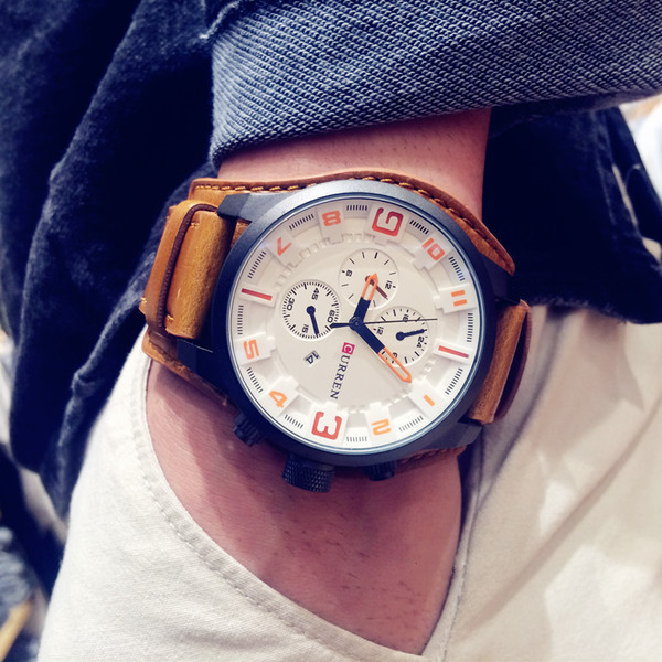 Ceas de bărbați rezistent la apă în trei culori