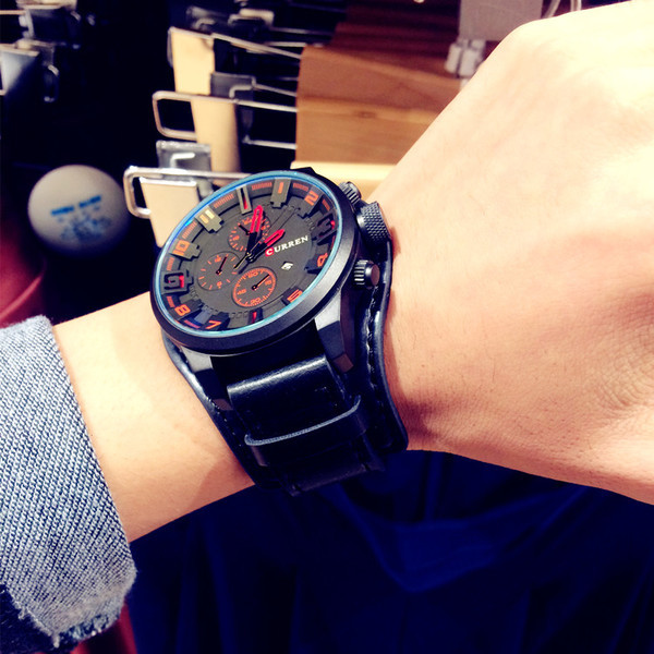Ceas de bărbați rezistent la apă în trei culori