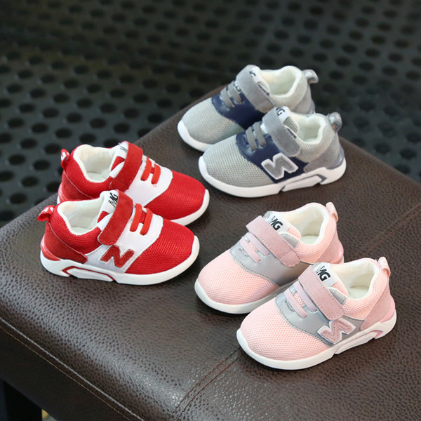 Παιδικά πάνινα παπούτσια για κορίτσια και αγόρια με  λουράκια βελκρό σε τρία χρώματα