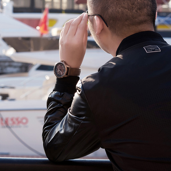 Ceas de zi cu zi pentru bărbați, rezistent la apă, în patru culori