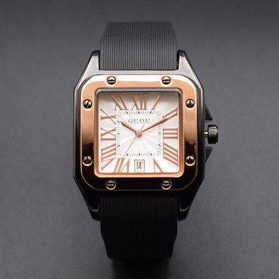 Ceas patrat elegant pentru barbati in mai multe culori