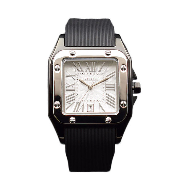 Ceas patrat elegant pentru barbati in mai multe culori