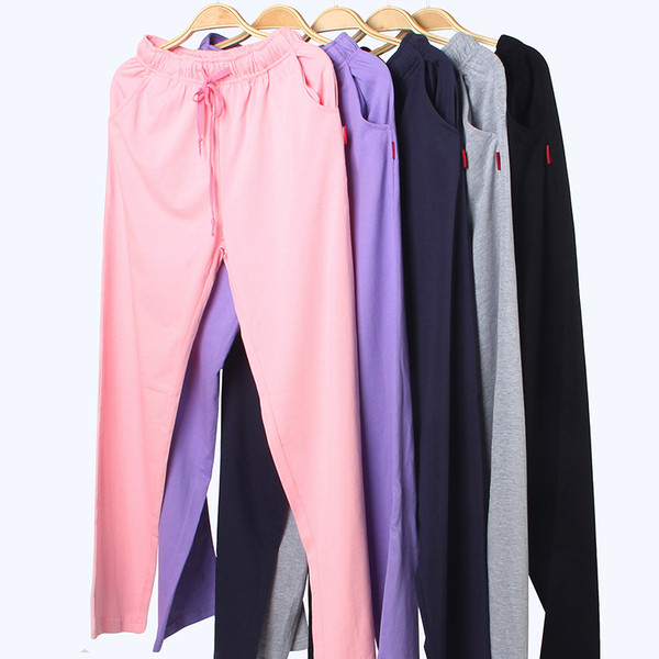 Pijamale barbati si dama in mai multe culori cu talie elastica si buzunare