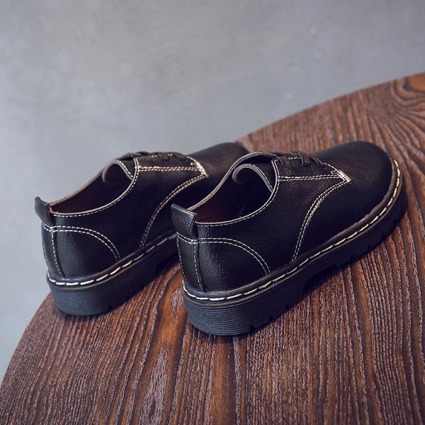 Pantofi moderni pentru copii pentru baieti si fete din piele ecologica cu sireturi in doua culori