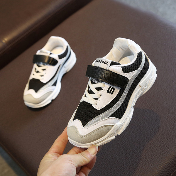 Adidasi sport copii pentru fete cu autocolante in mai multe culori