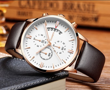 Ceas elegant pentru bărbați, rezistent la apă, în mai multe culori