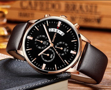 Ceas elegant pentru bărbați, rezistent la apă, în mai multe culori