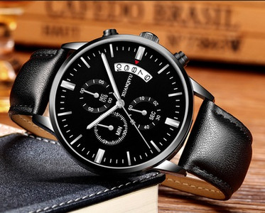 Ceas elegant pentru bărbați, rezistent la apă, în mai multe culori