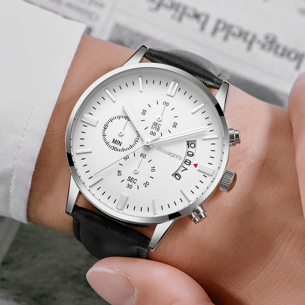 Ceas elegant pentru bărbați, rezistent la apă, în mai multe culori