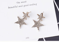 Cercei de dama in forma de stea