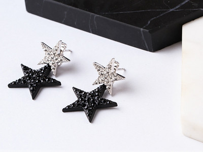 Cercei de dama in forma de stea