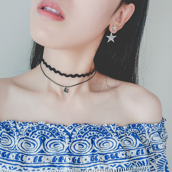 Cercei de dama in forma de stea