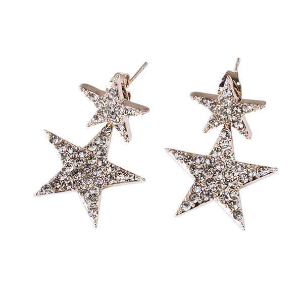 Cercei de dama in forma de stea