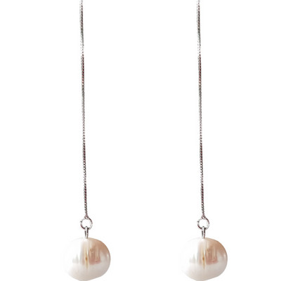 Női fülbevaló lógó gyöngyökkel