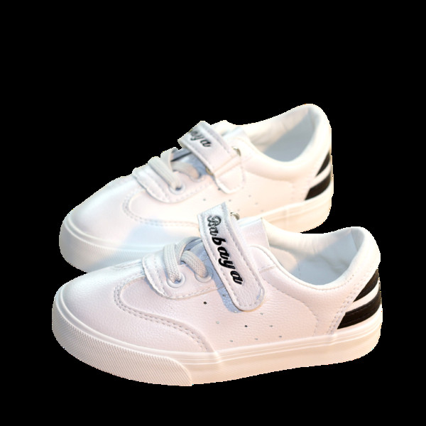 Παιδικά πάνινα παπούτσια για αγόρια σε άσπρο χρώμα